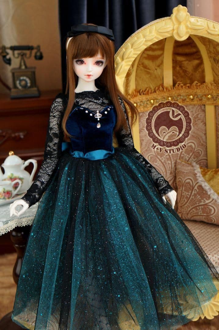H72 BJD 1/3 ドール 衣装　ワンピース　衣装のみ　ハンドメイド