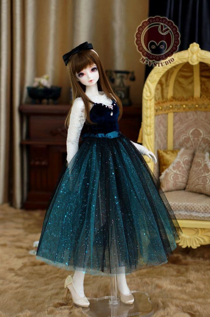 H72 BJD 1/3 ドール 衣装　ワンピース　衣装のみ　ハンドメイド