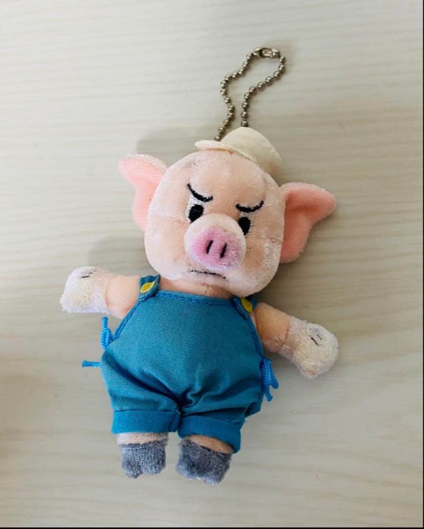 【希少】 Disney 三匹の子ぶた マスコット ぬいぐるみ ディズニー こぶた