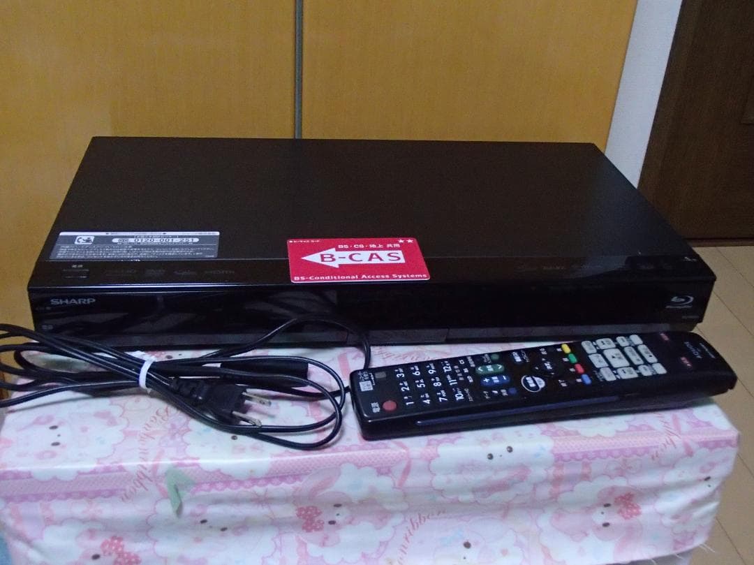 SHARP アクオスBD-W515 ブルーレイレコーダー整備点検済み、W録画