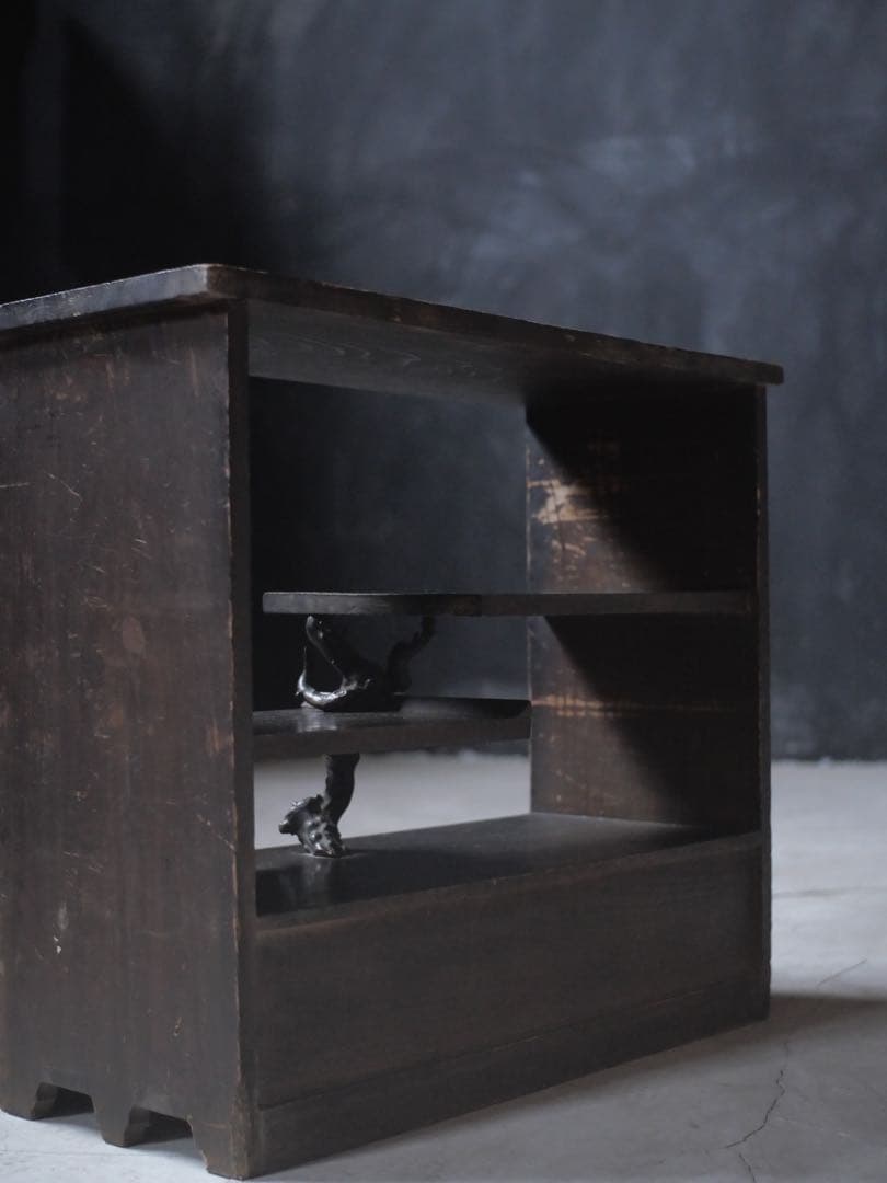 飾り棚　違い棚　棚　古美術　民藝　古木　古家具　古道具　アンティーク　昭和レトロ