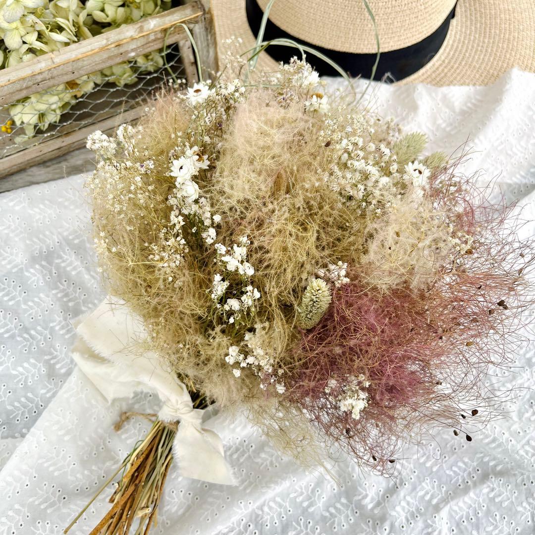 ドライフラワー　スワッグ　ブーケ　フライングリース　フライングスワッグ