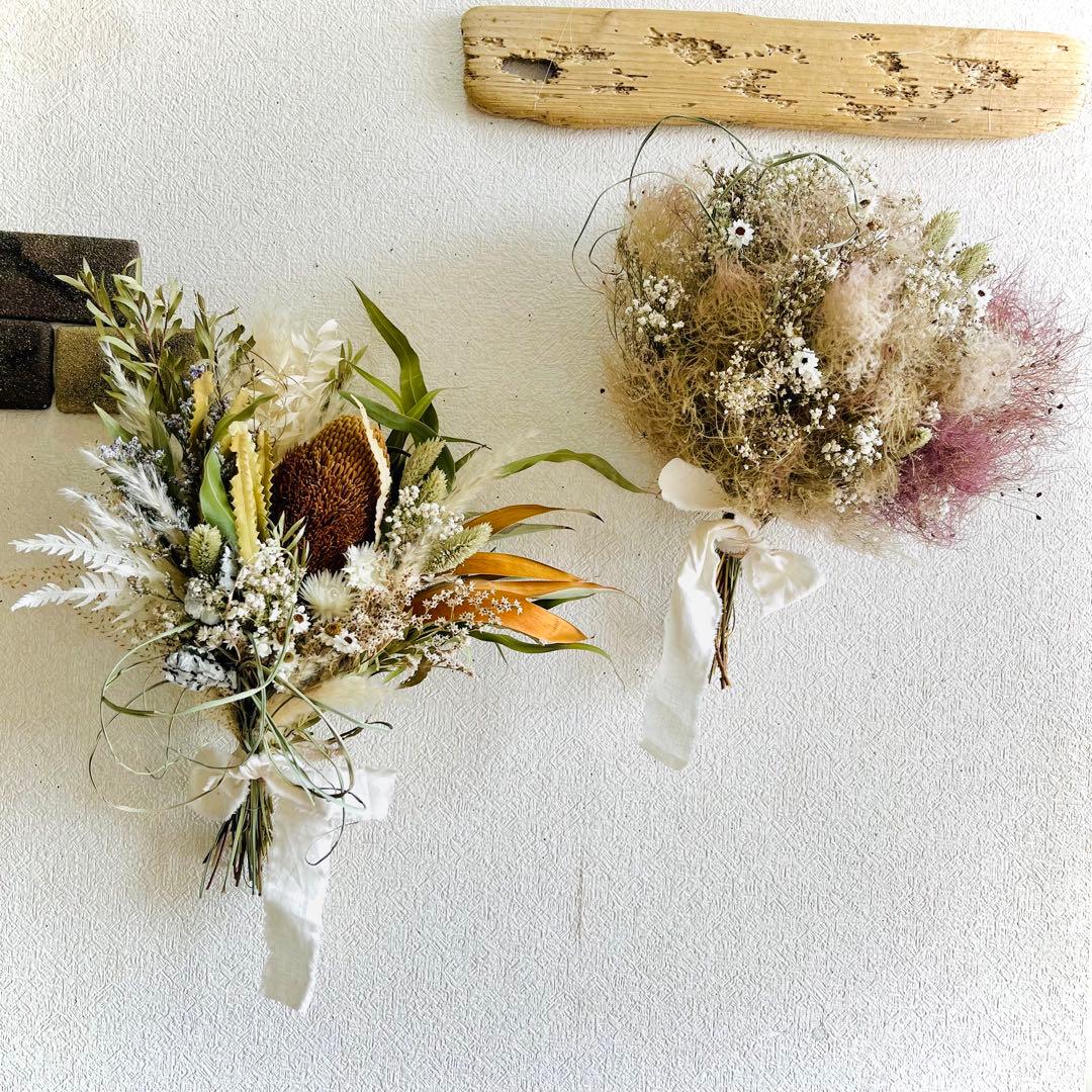 ドライフラワー　スワッグ　ブーケ　フライングリース　フライングスワッグ