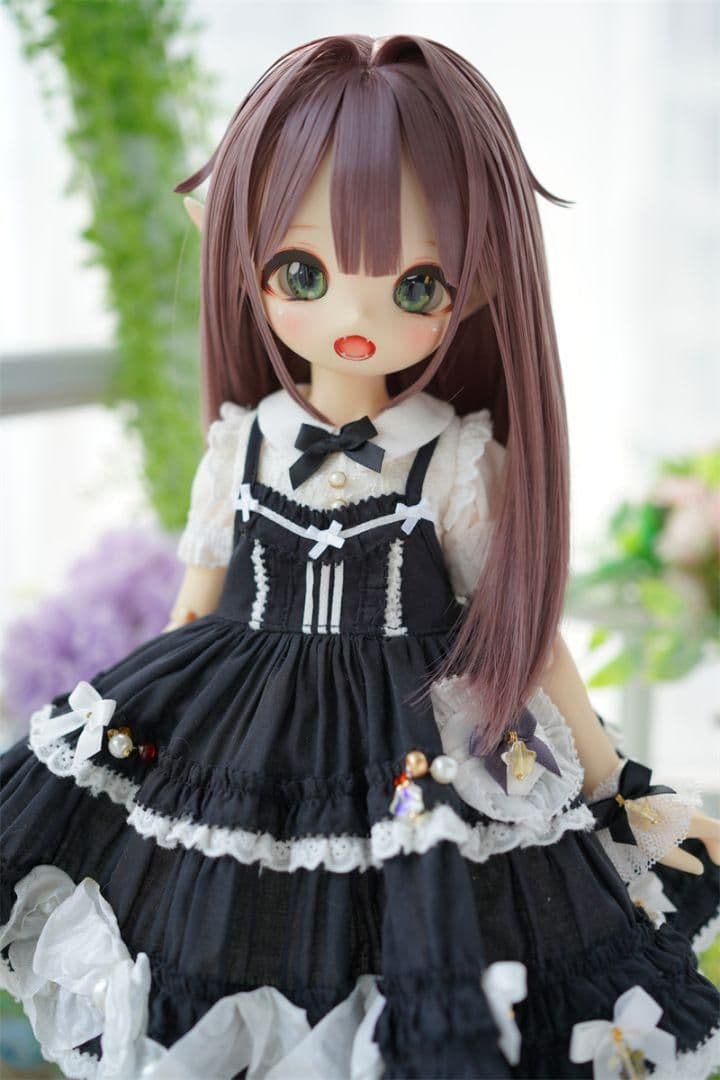 AS402 BJD 1/3 人形 ドール　用ウィッグ カツラ 耐熱 ハンドメイド