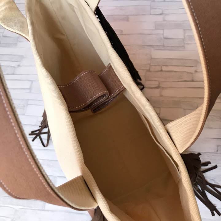 フリンジバッグ ミニトート トートバッグ