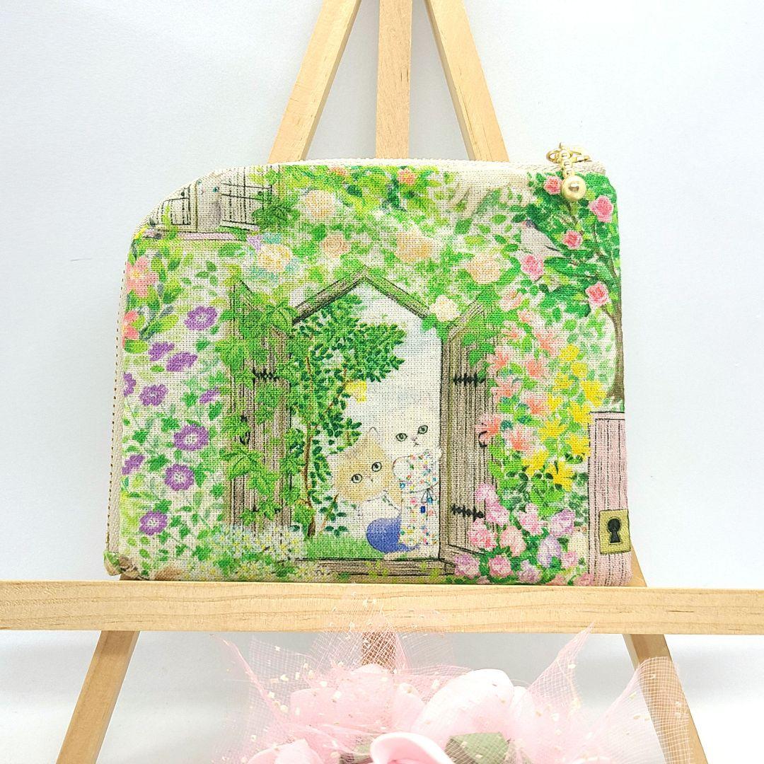 だしゅお◎Handmade L字型ポーチ❣️ファスナーポケット◎5点セット