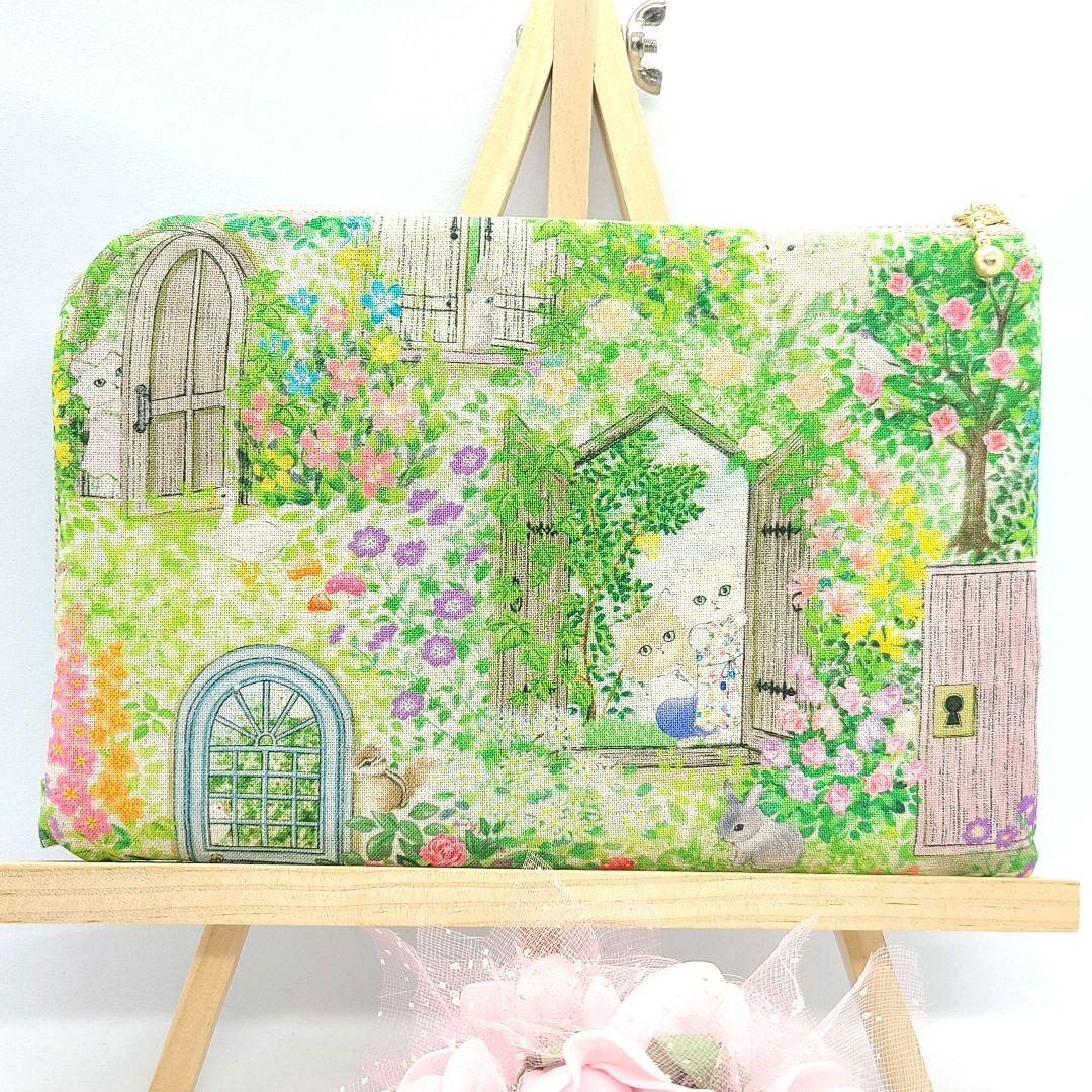 だしゅお◎Handmade L字型ポーチ❣️ファスナーポケット◎5点セット