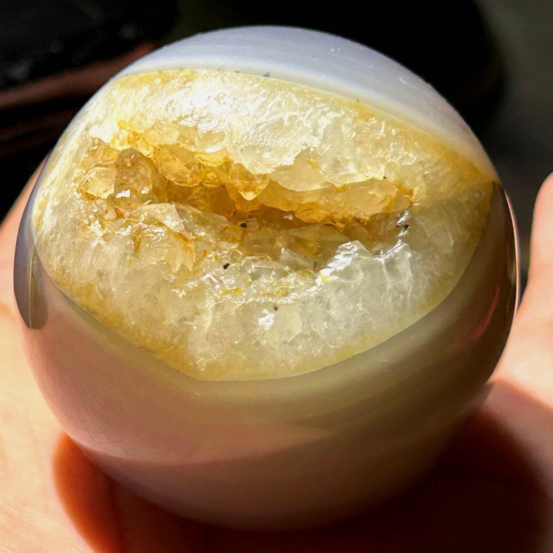 ☆別格高級品！水晶　アゲート　クラスター　原石　ドーム　置物　福運大黒秘宝⑧