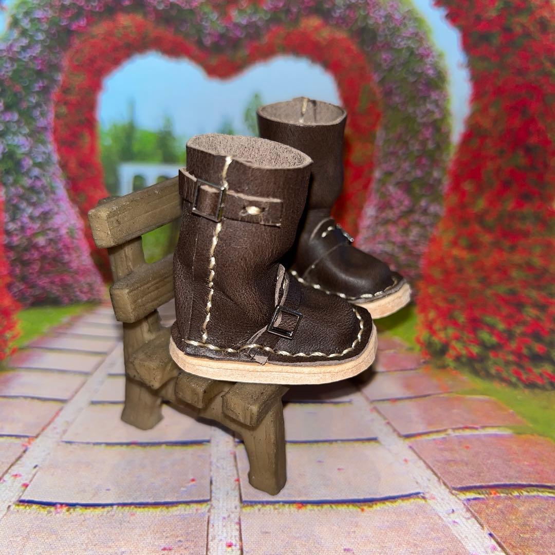 モンスト ブライス　アイシードール　エンジニアブーツ こげ茶　靴 シューズ 革