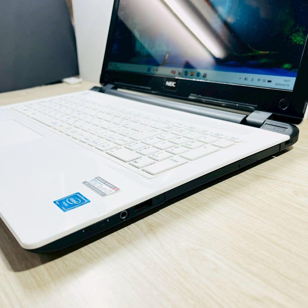 即利用OK！Windows11✨SSD✨NEC カメラ ノートパソコン DVD