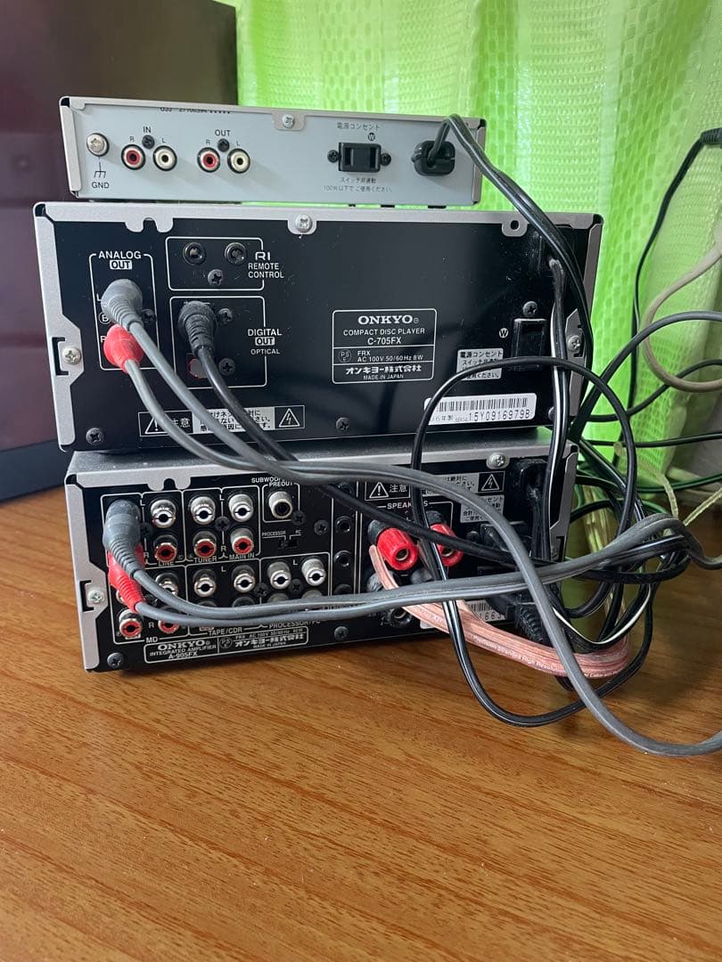 ONKYO ミニコンポ シルバー　A-905fx