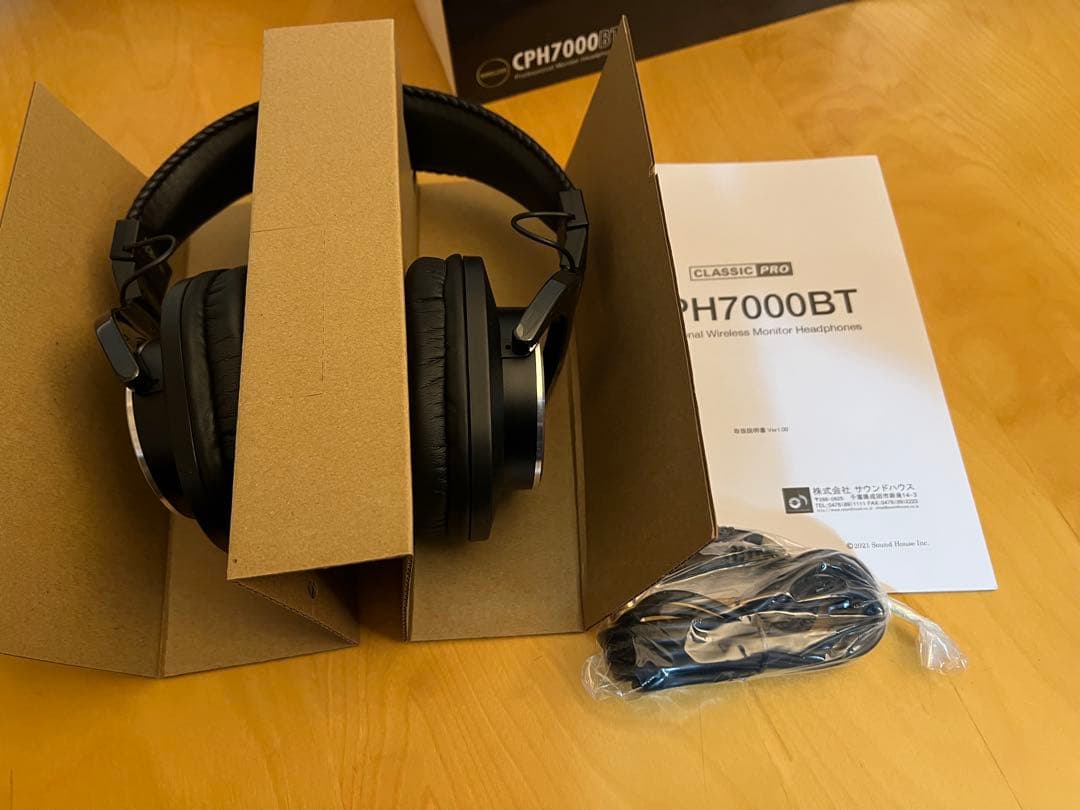 CPH7000BTワイヤレスモニターヘッドホン classic pro　有線も可