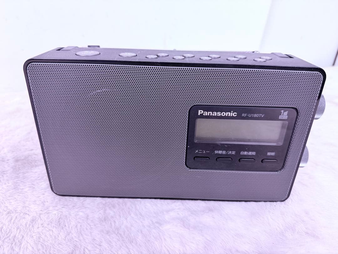 綺麗です♪ 2021年製 Panasonic RF-U180TV-K ラジオ