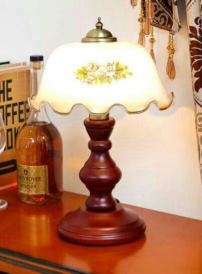 ソリッドウッドのガラススタンド寝室ベッドヘッド書斎33