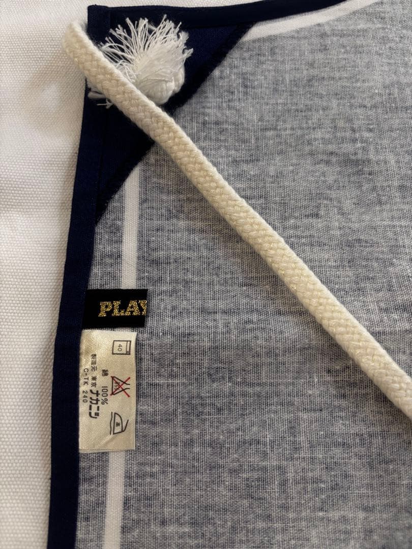 【新品未使用タグ付き】PLAYBOYエプロン ネイビー・ワインレッド 2色セット