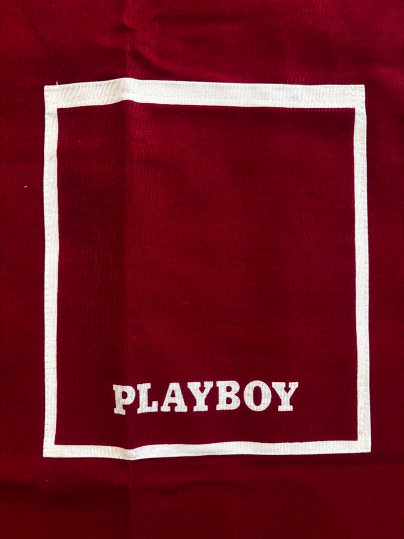 【新品未使用タグ付き】PLAYBOYエプロン ネイビー・ワインレッド 2色セット