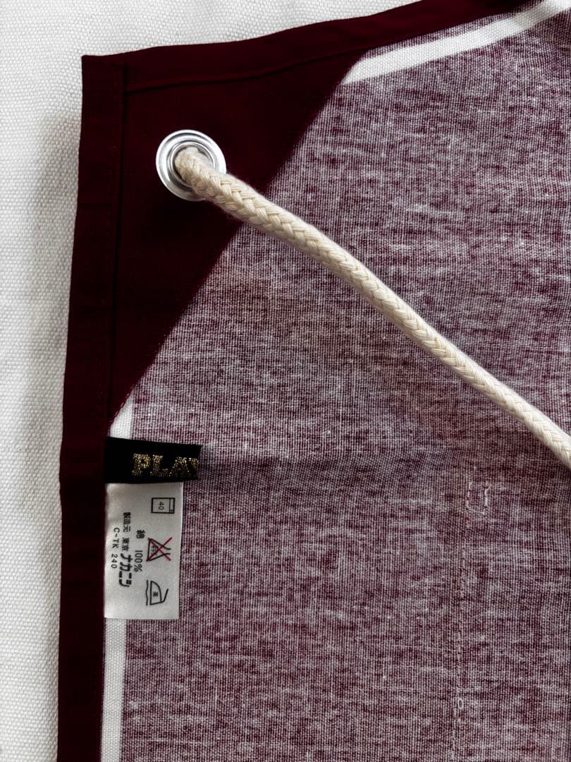 【新品未使用タグ付き】PLAYBOYエプロン ネイビー・ワインレッド 2色セット