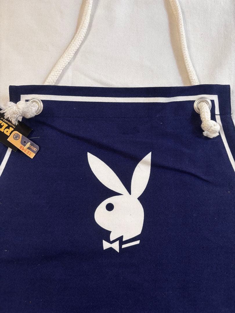【新品未使用タグ付き】PLAYBOYエプロン ネイビー・ワインレッド 2色セット
