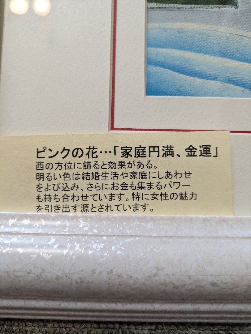 値下げヒラリーメイヤー☆窓辺のピンクの花