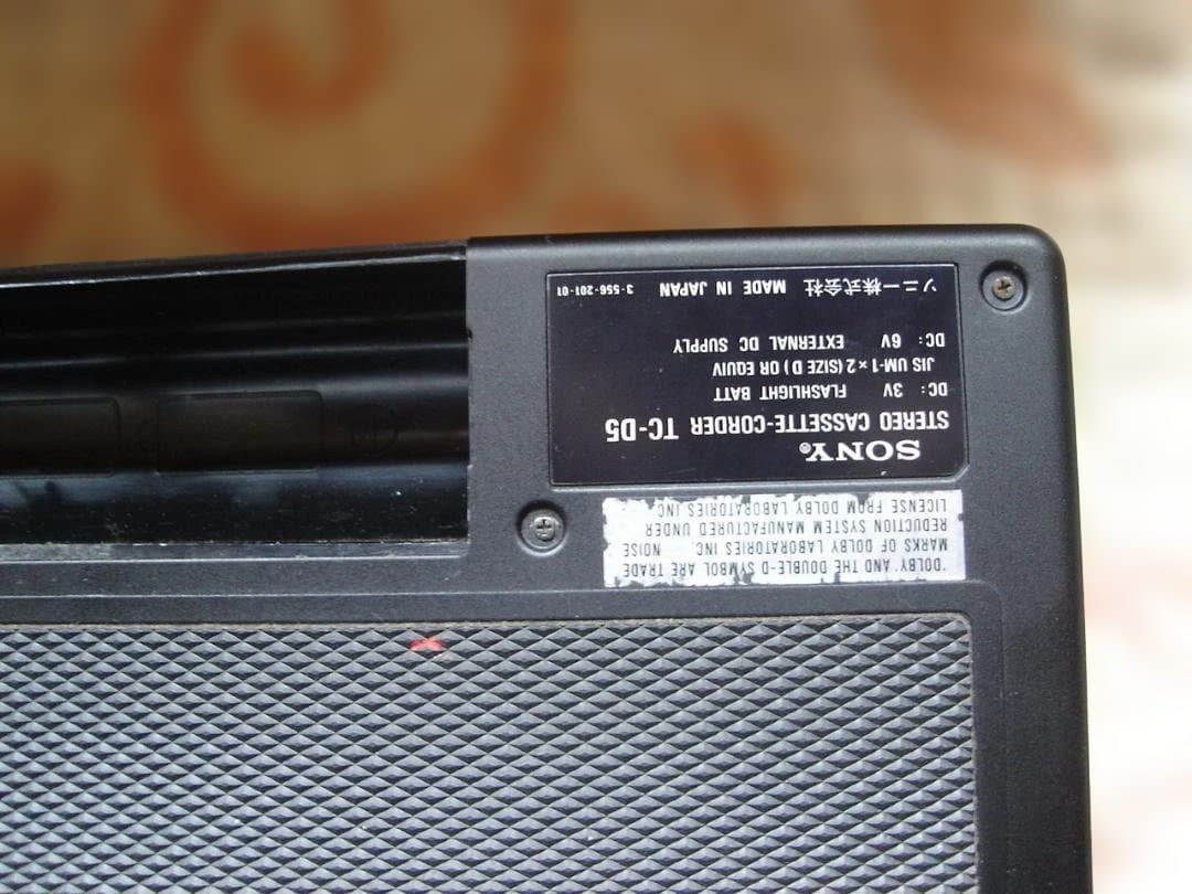 SONY カセットデッキ TC-D5(ジャンク品)