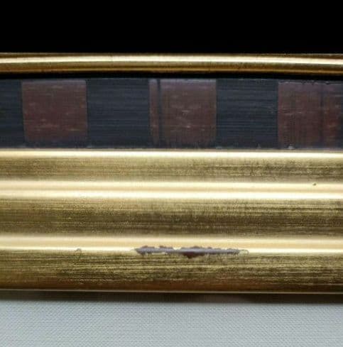 ・【額付】東北の静寂…油彩画