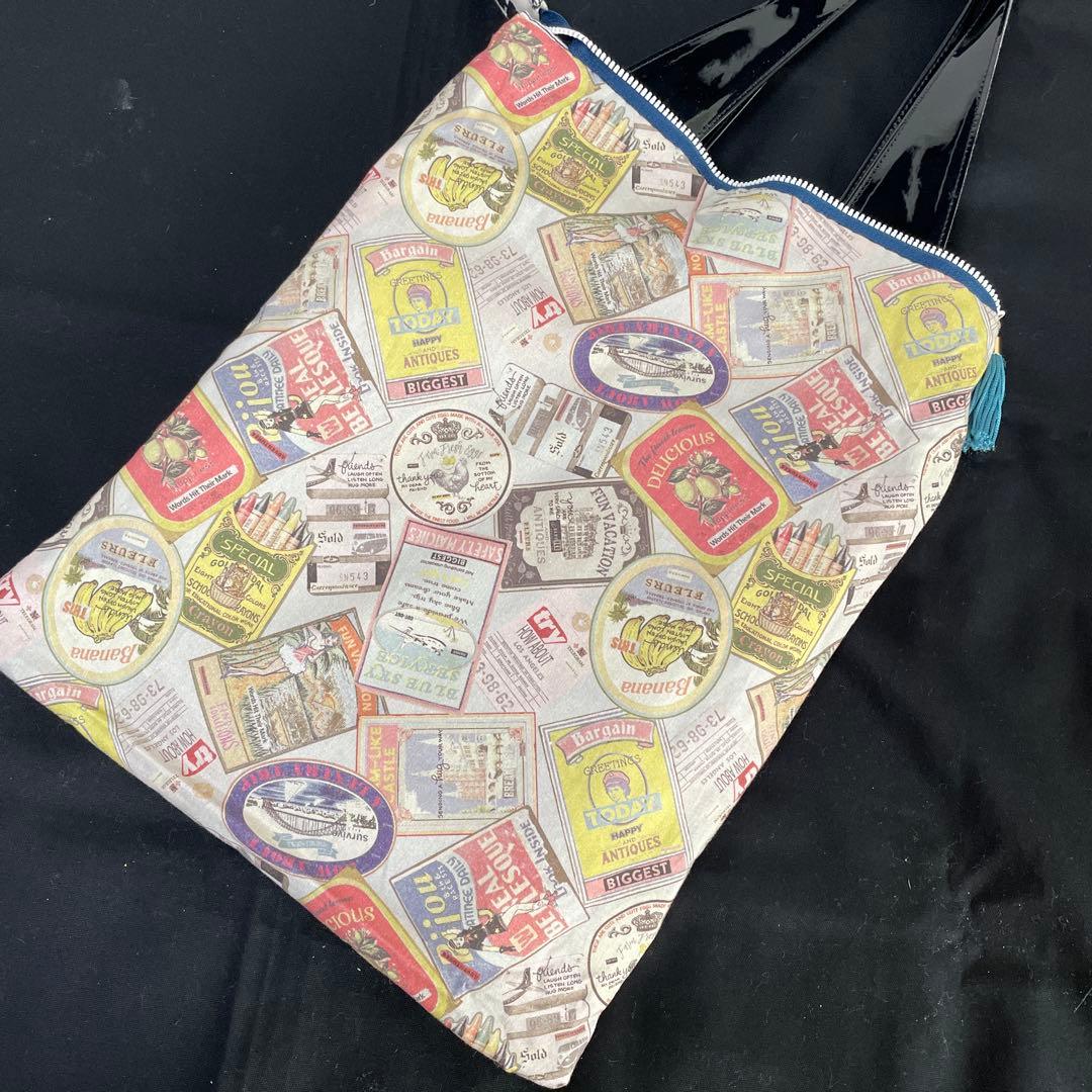 454作家さんハンドメイド作品エコバッグ　オードリーデザイン生地ふっくら厚みあり