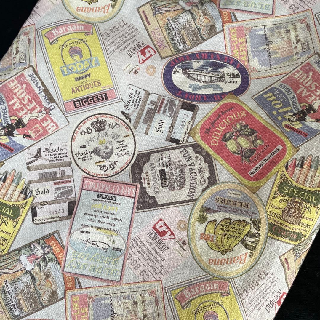 454作家さんハンドメイド作品エコバッグ　オードリーデザイン生地ふっくら厚みあり