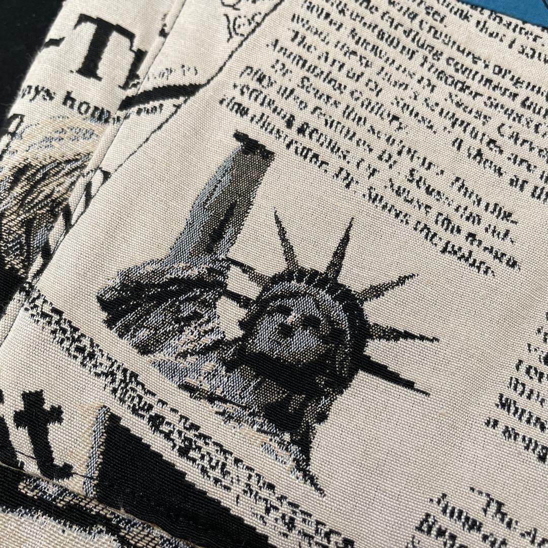 454作家さんハンドメイド作品エコバッグ　オードリーデザイン生地ふっくら厚みあり