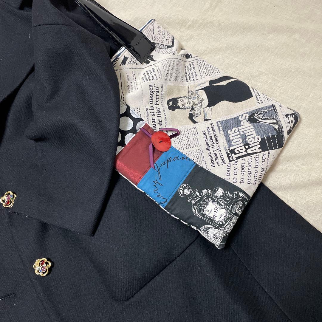 454作家さんハンドメイド作品エコバッグ　オードリーデザイン生地ふっくら厚みあり