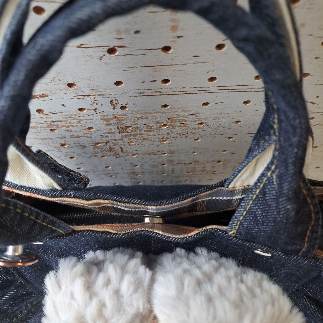 コヤンイサムチョン　リトルサンダー デニムリメイクトートバッグ