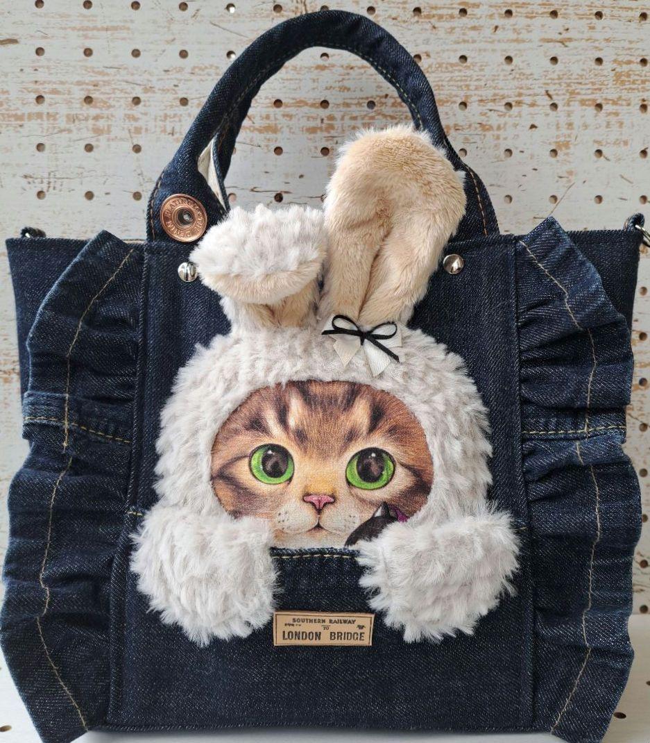 コヤンイサムチョン　リトルサンダー デニムリメイクトートバッグ