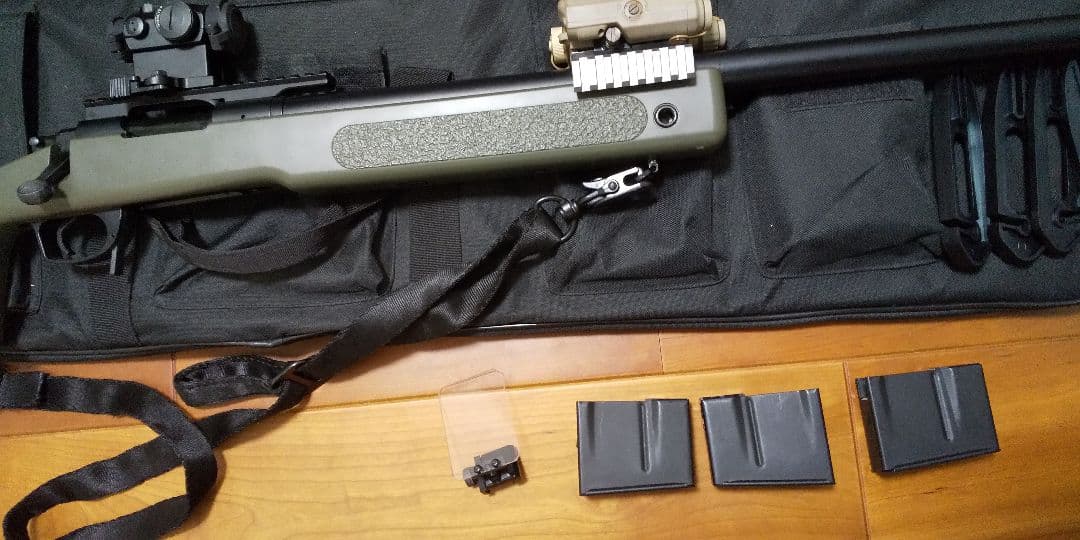 M40A5 O.D.ストック 東京マルイ ガンケース 予備マガジン