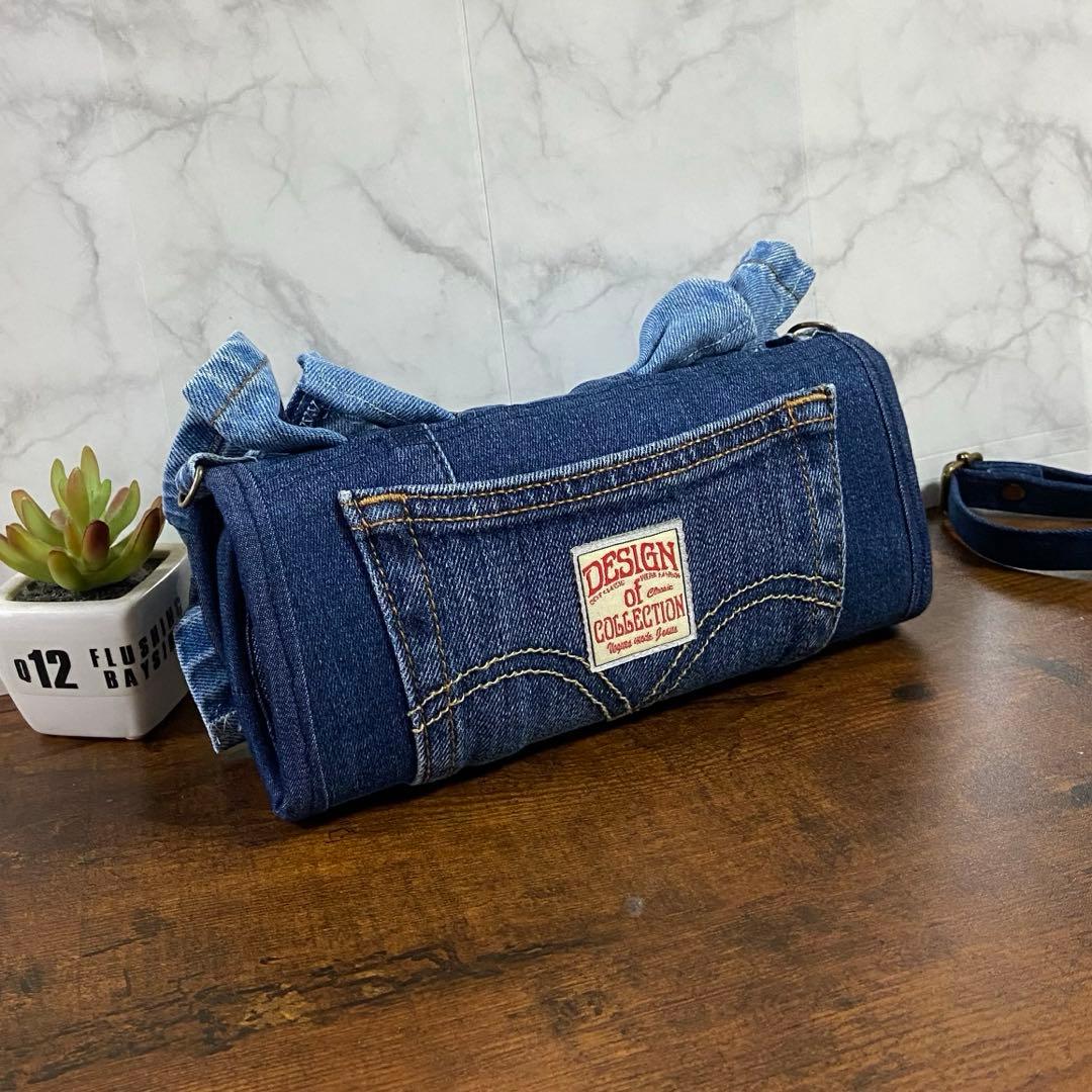専用ページ*デニムリメイク【フリル付き長財布】お財布バッグ ハンドメイド
