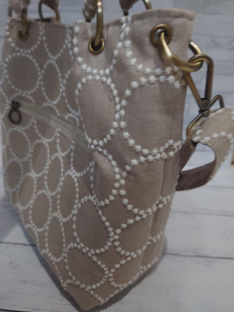 tambourine beige ミナペルホネン リングバッグ