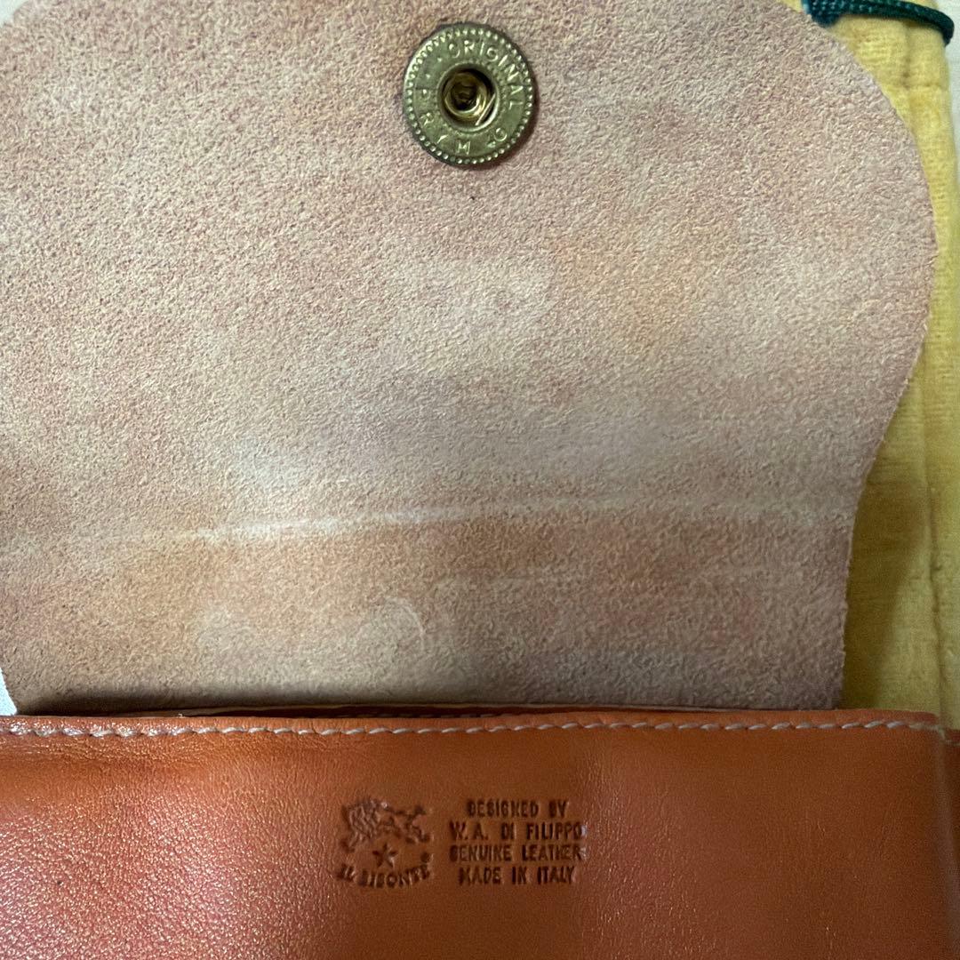 IL BISONTE レザーポーチ 収納袋付き カメラケース