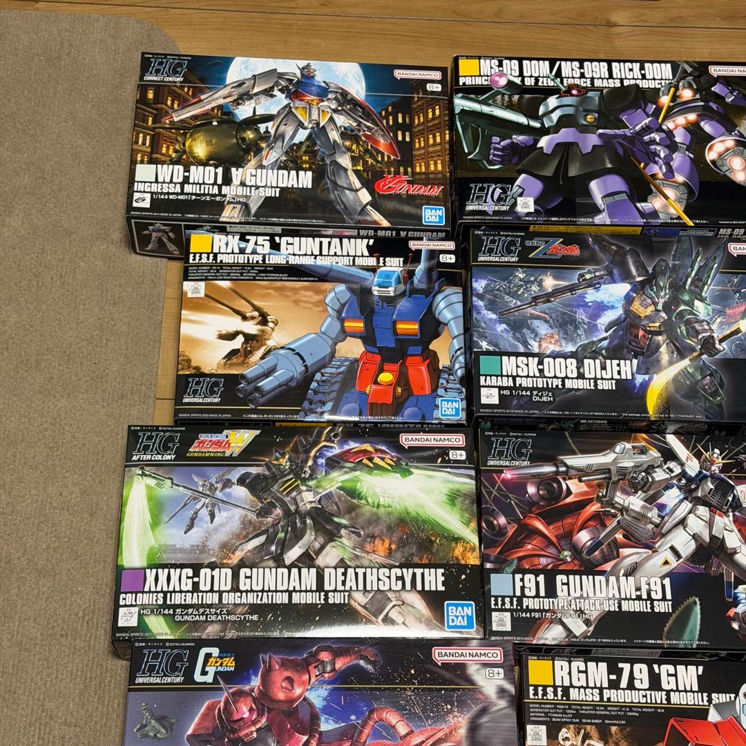HG ガンプラセット 12種
