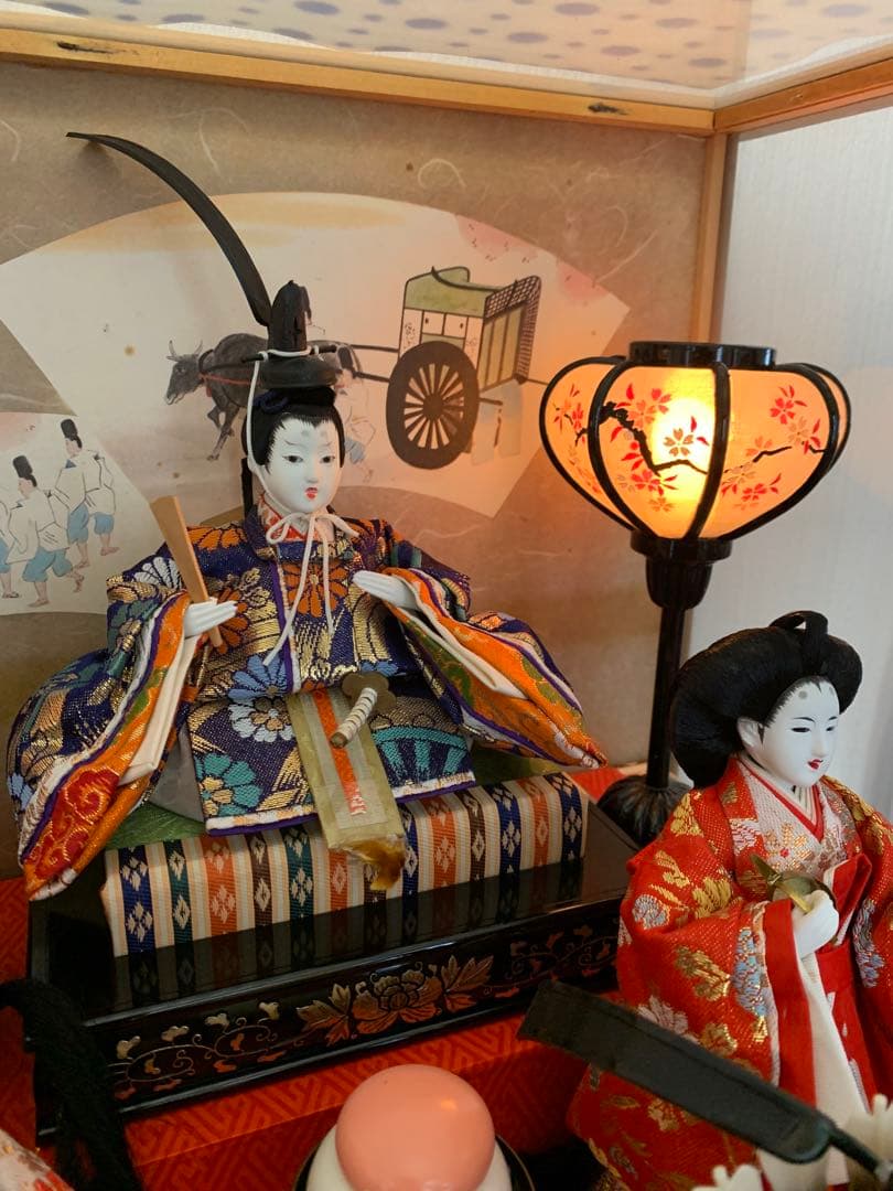 雛人形　3段飾り　昭和芸術作品、ひな祭り　激安買得