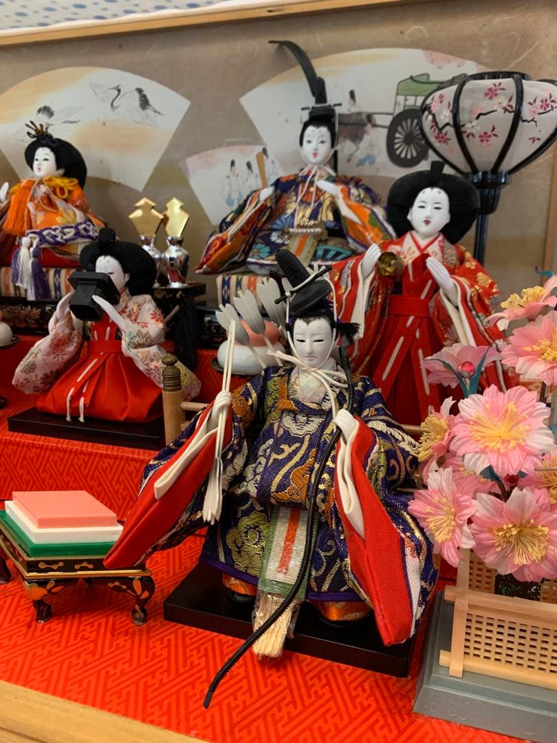 雛人形　3段飾り　昭和芸術作品、ひな祭り　激安買得