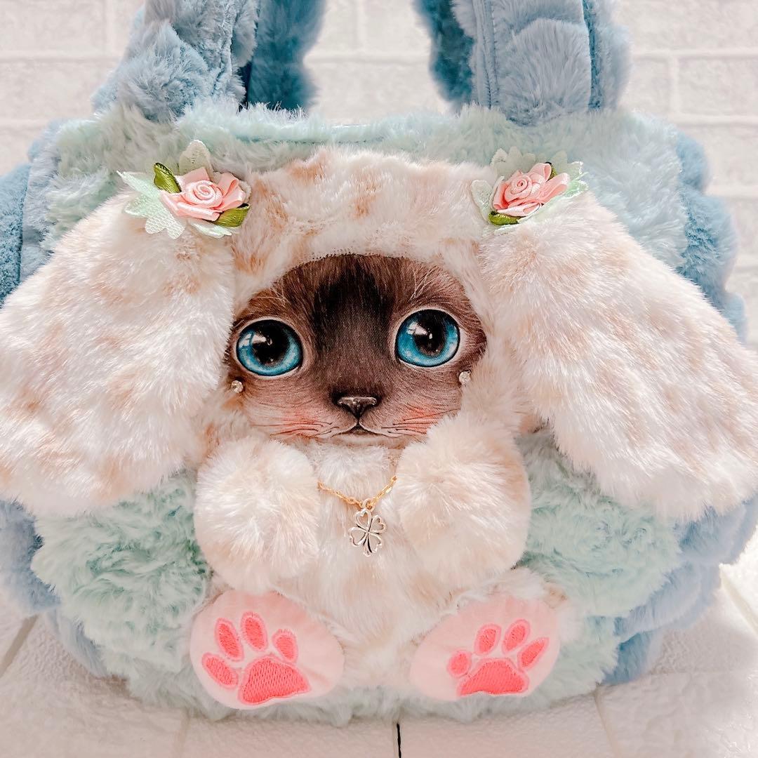 コヤンイサムチョン ♡ロップイヤーちゃん ファーバッグ ハンドメイド