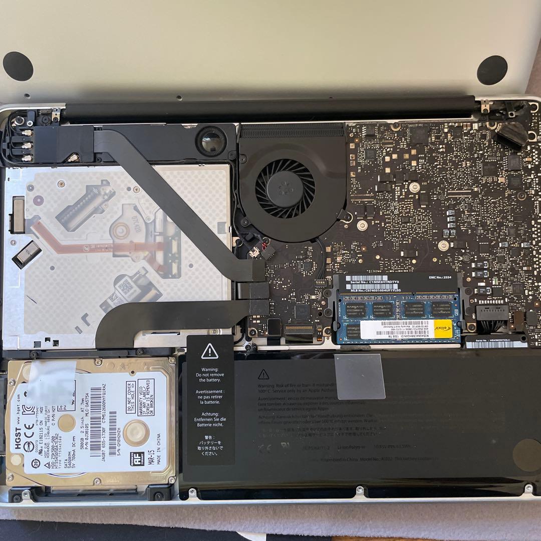 作動品8G MacBook Pro 13inch A1275