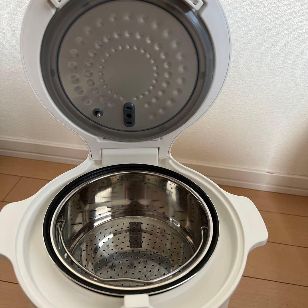 糖質カット炊飯器 LOCABO JM-C20E-W WHITE