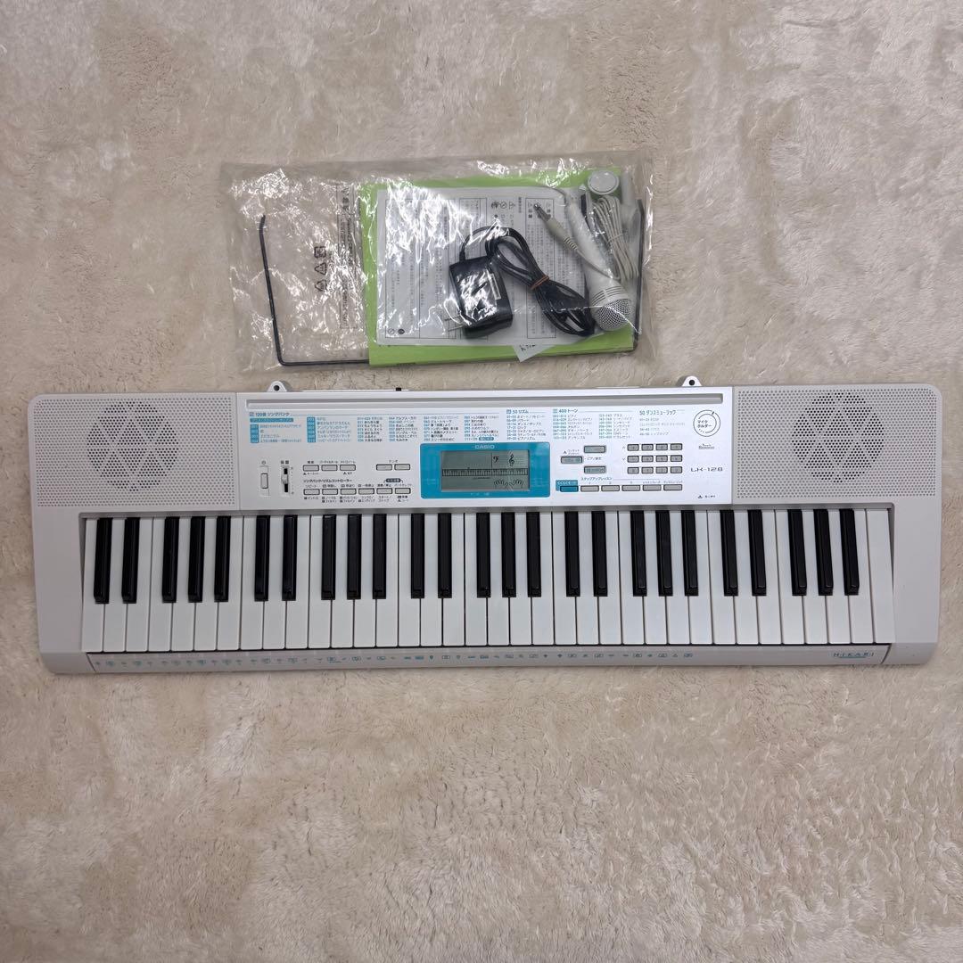 CASIO(カシオ) 61鍵盤 電子キーボード LK-128 光ナビゲーション