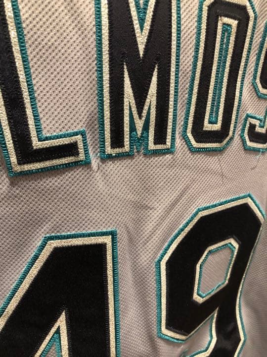 【2月SALE】MLB エドガー・オルモス実使用ジャージ　マリナーズ