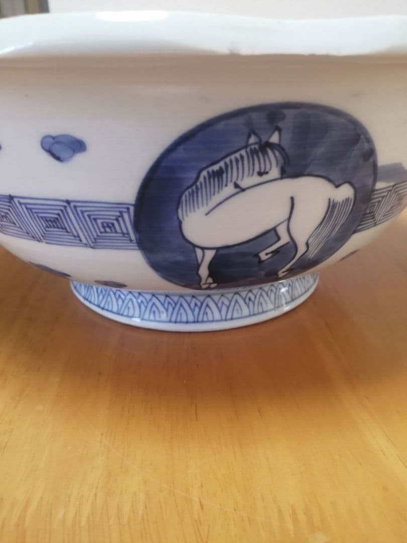 伊万里　大鉢　大皿　メダカ・金魚鉢　ヴィンテージ　骨董