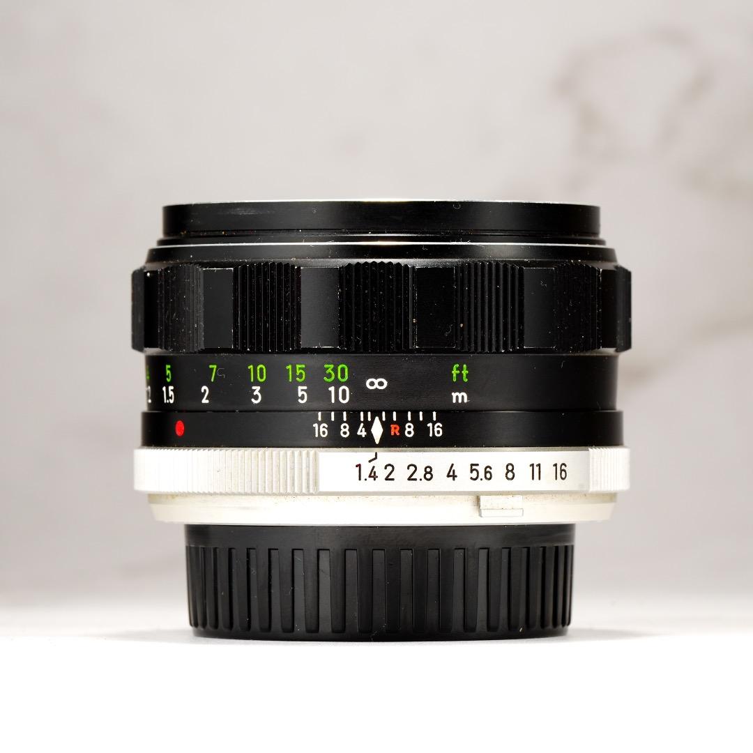 【虹色ゴースト】ミノルタ MC-ROKKOR PF 58mm F1.4 後 63