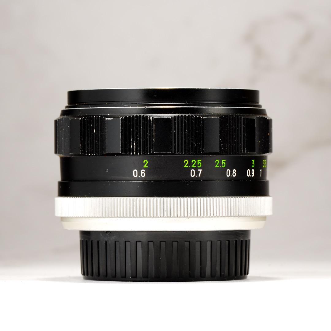 【虹色ゴースト】ミノルタ MC-ROKKOR PF 58mm F1.4 後 63