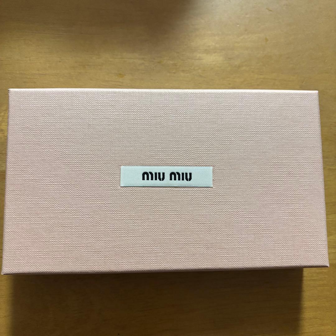 ※あ※MIU MIU ドット柄 iPhoneケース 水色