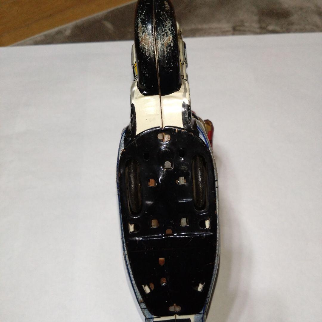 昭和レトロ アサヒ玩具 ブリキ製 白バイ