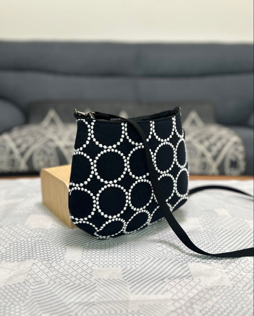 ハンドメイド ミナペルホネン 新色tambourine コロりんショルダーS