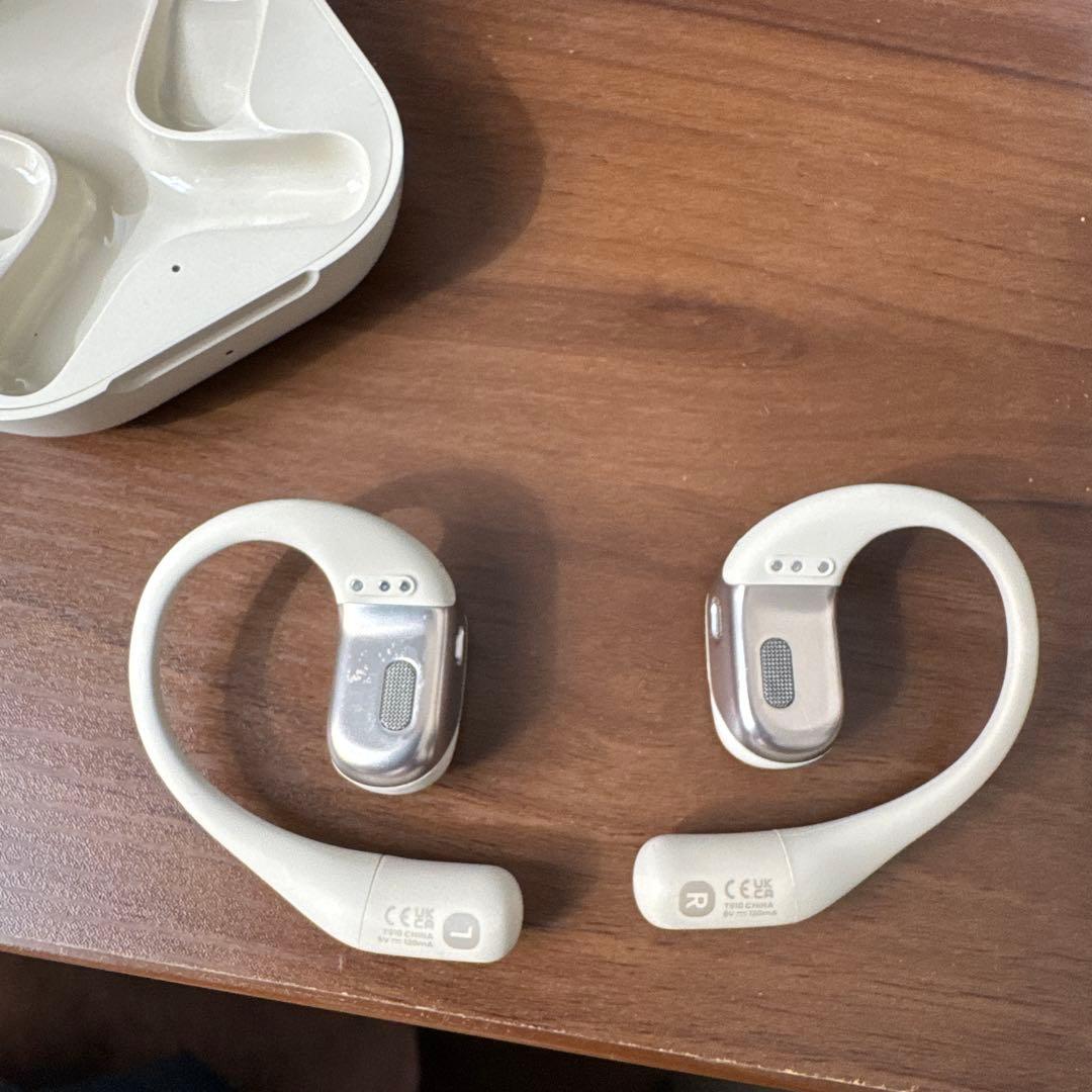 SHOKZ OPENFIT ワイヤレスイヤフォン ホワイト T910